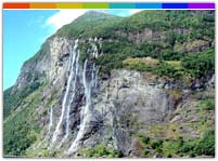 Seven Sister Waterfall Meghalaya